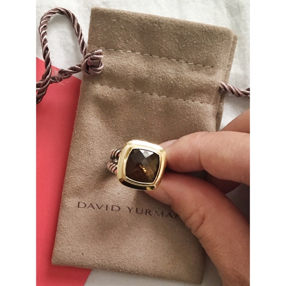 David Yurman Albion Ring in Smokey Quartz